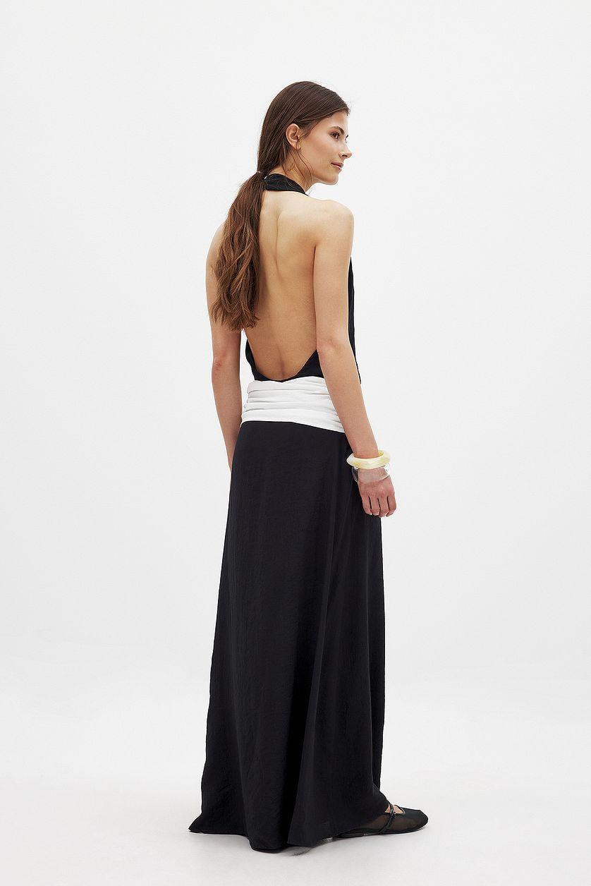 Tie Waist Maxi Dress Product Image