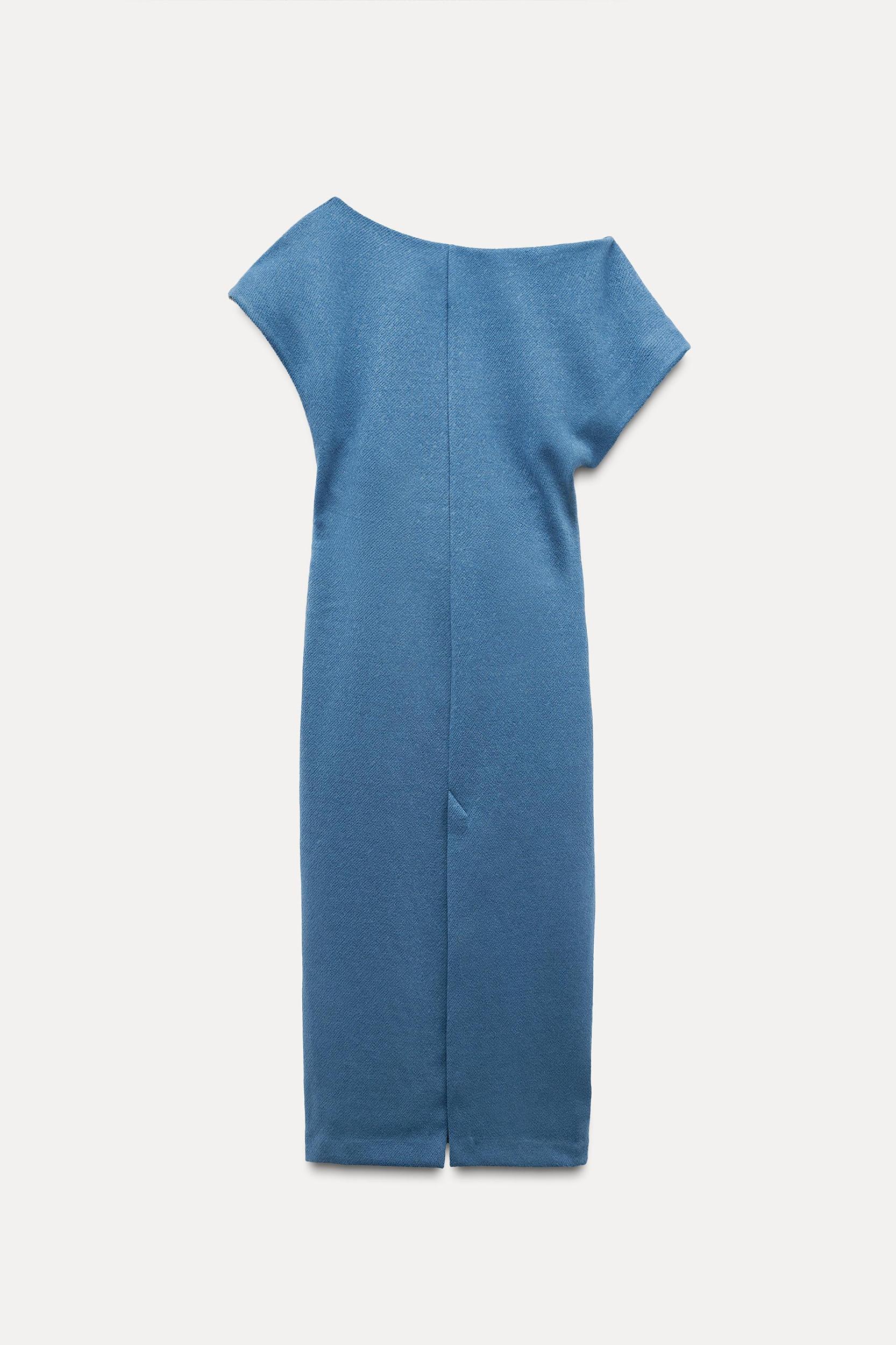 DRAPED MIDI DRESS Product Image