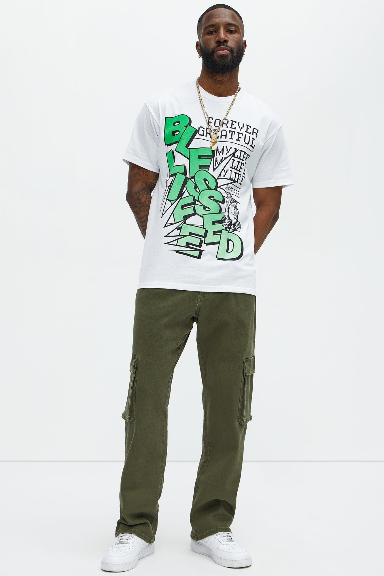 Blessed Life Short Sleeve Tee - White Product Image