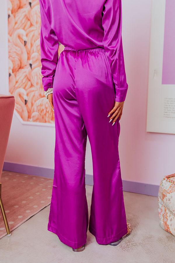Secret Admirer Satin Pajama Pants Product Image