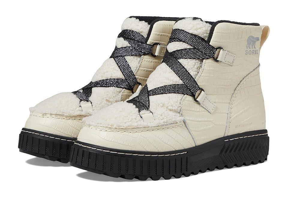 SOREL ONA AVE Alpine Boot Lux Waterproof (Chalk/Black) Women's Snow Shoes Product Image