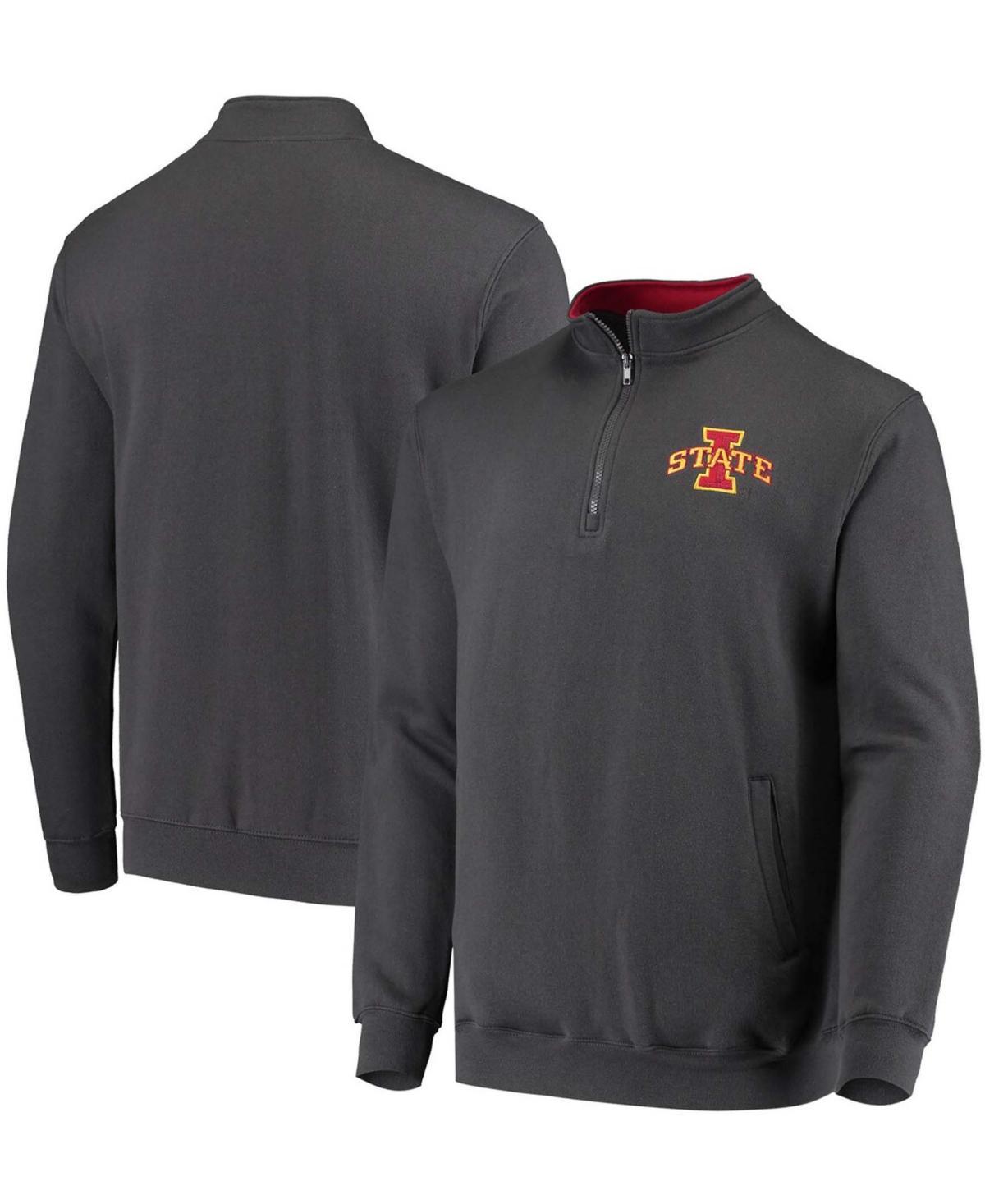 Men's Colosseum Heathered Gray UCLA Bruins Tortugas Team Logo Quarter-Zip Jacket, Size: 3XL, Grey Product Image