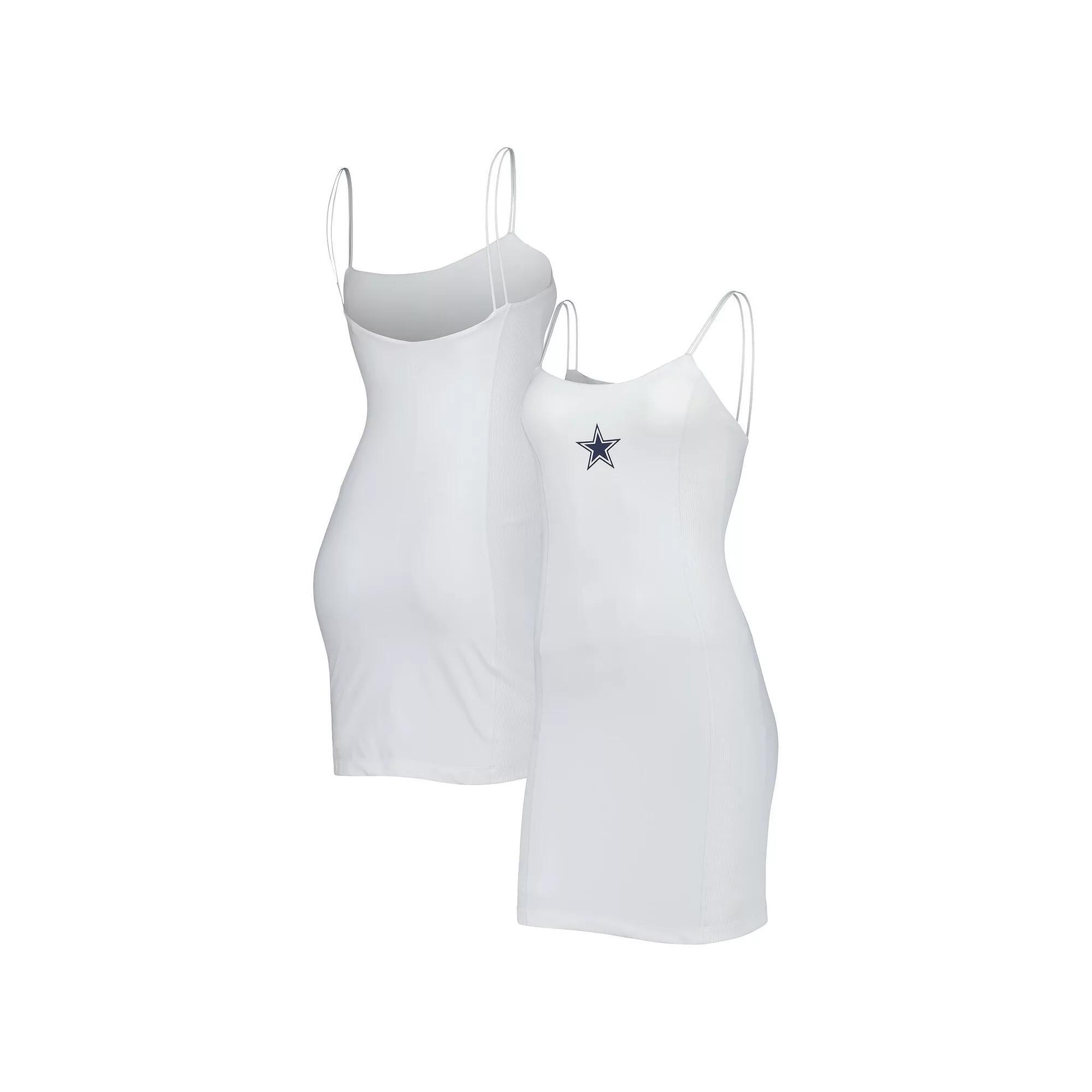 Women's White Dallas Cowboys Sleeveless Sports Dress, Size: 2XL Product Image