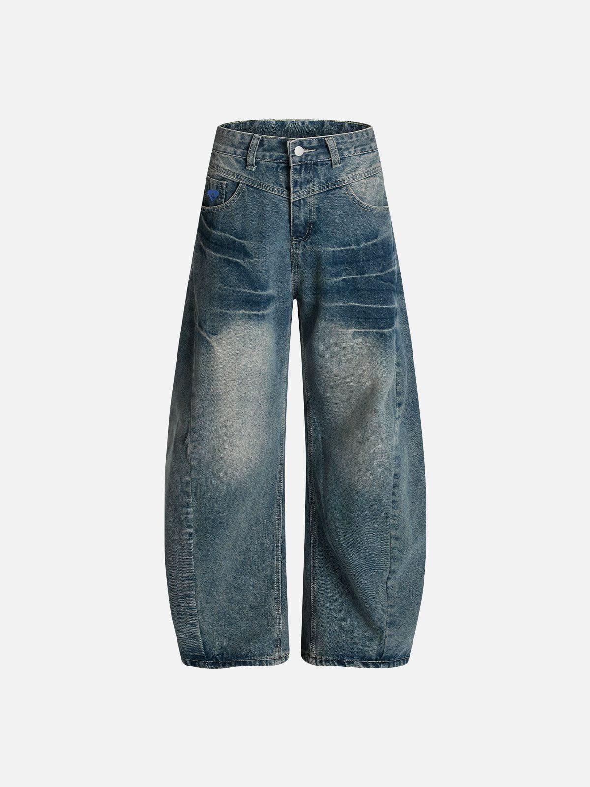 Aelfric Eden Texture Washed Barrel Jeans Product Image
