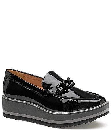 Johnston  Murphy Gracelyn Patent Chain Platform Loafers Product Image
