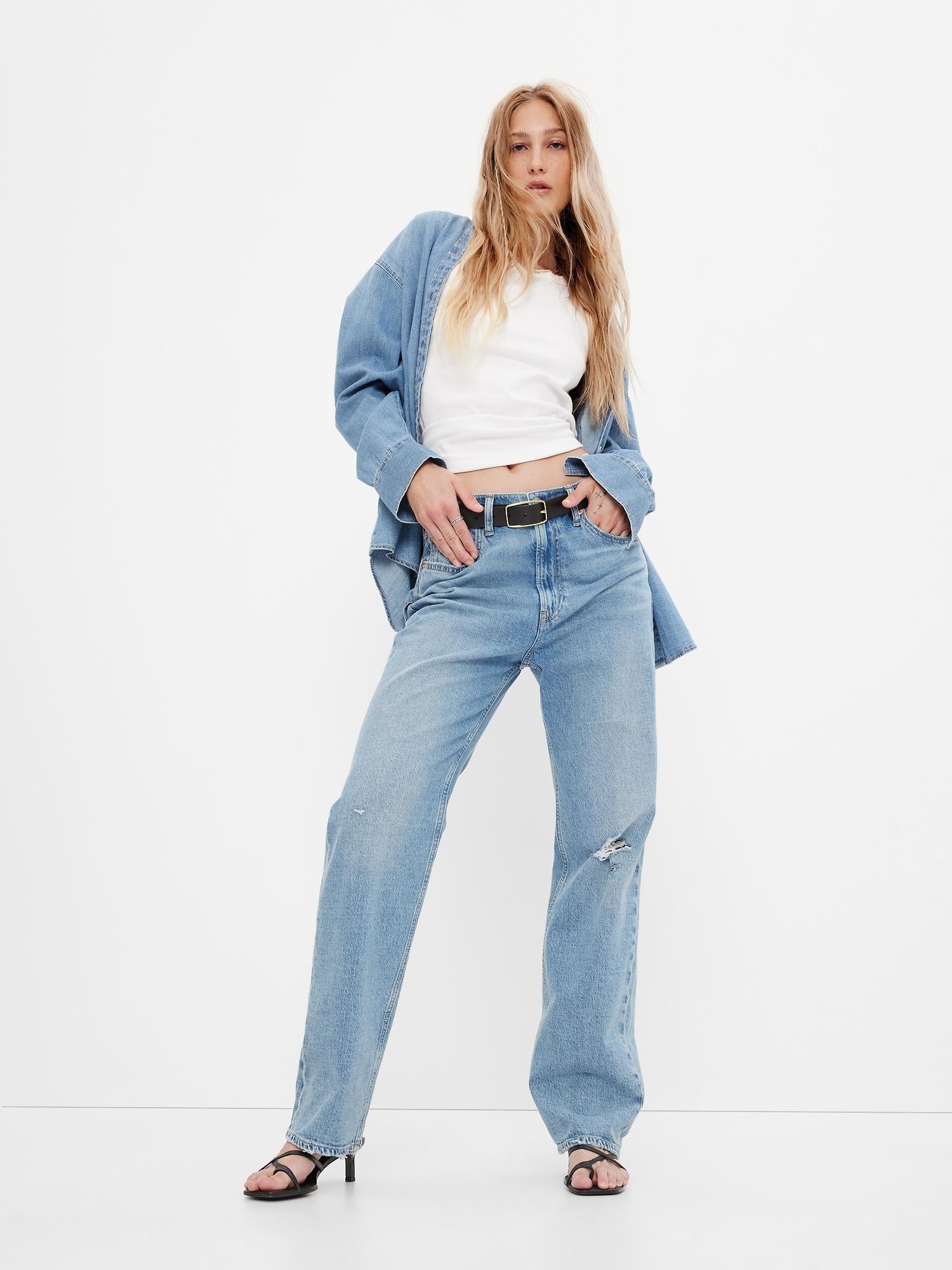 High Rise '90s Loose Jeans Product Image