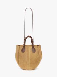 SMALL PUNCH TOTE - LEATHER SHOULDER BAG in neutrals | JW Anderson US  Product Image