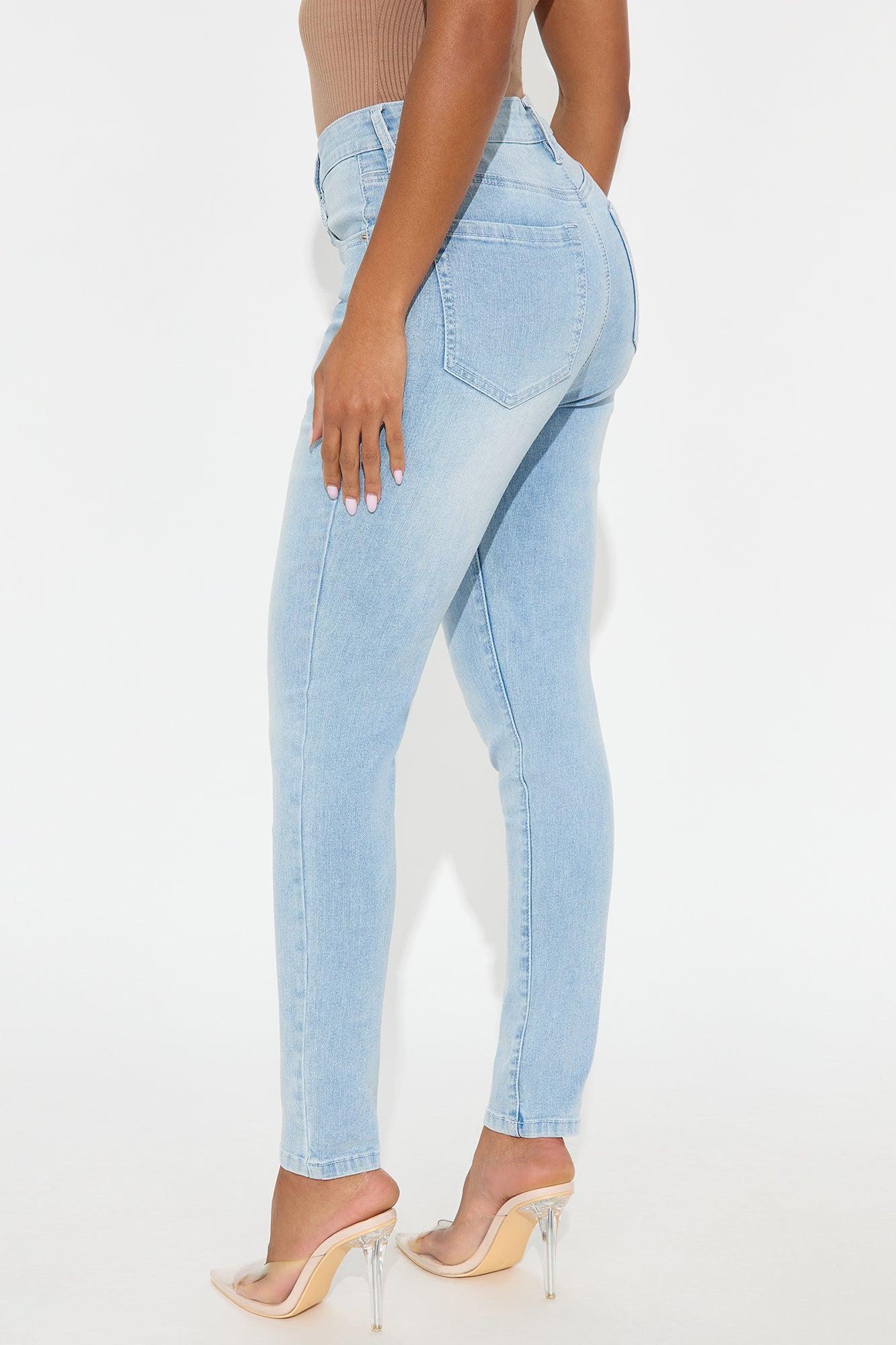 So Good Stretch High Waist Skinny - Light Wash Product Image