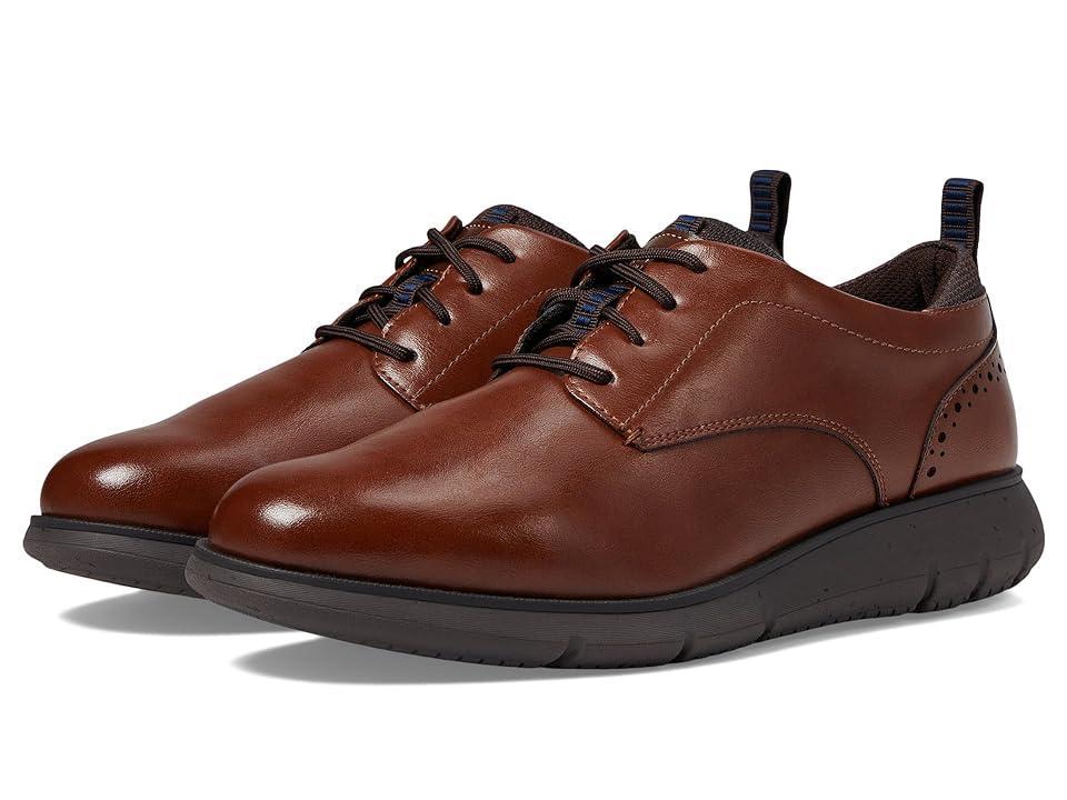 Nunn Bush Stance Plain Toe Oxford (Cognac) Men's Lace-up Boots Product Image
