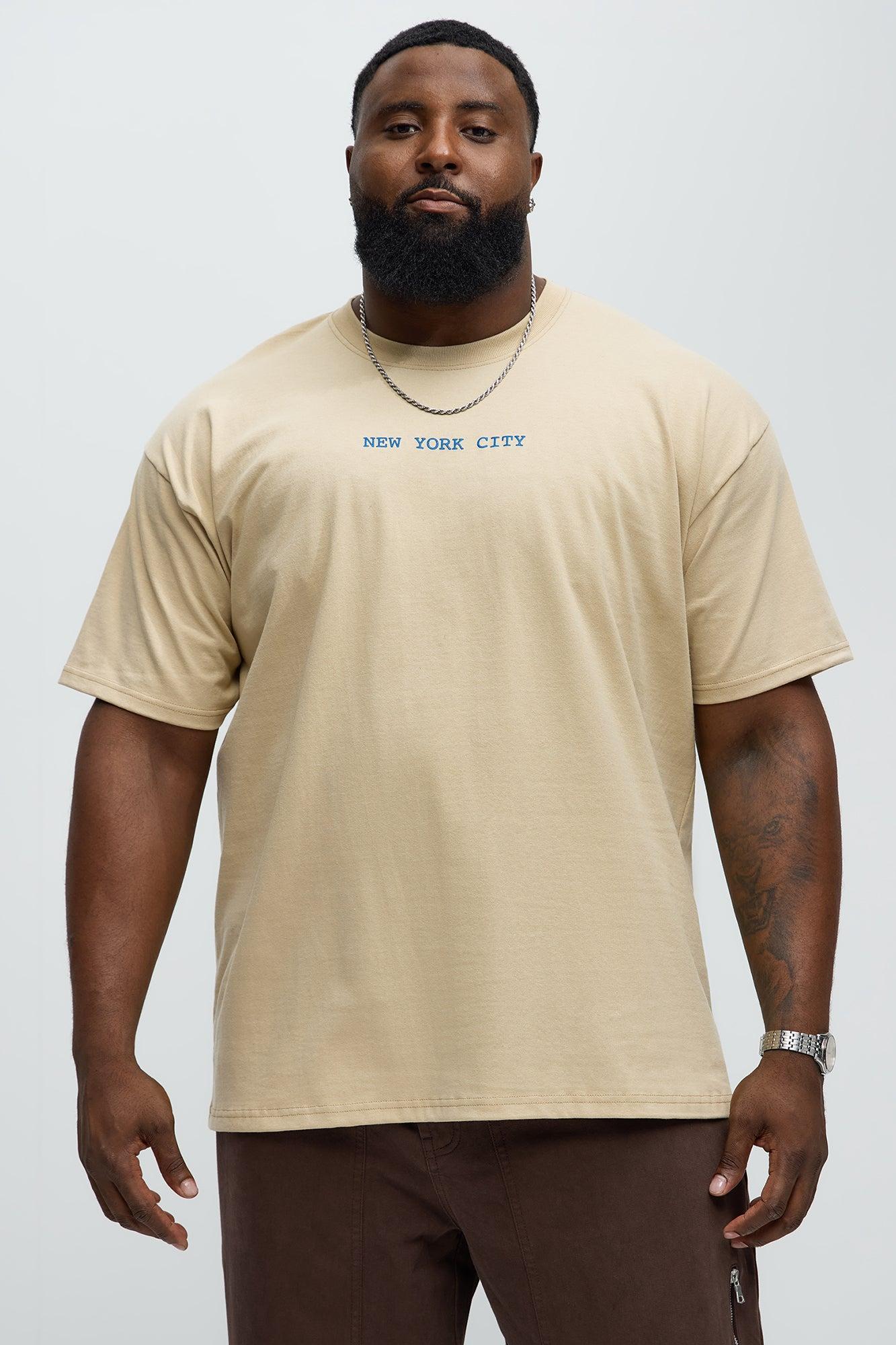 Map Of NYC Oversized Short Sleeve Tee - Sand Product Image