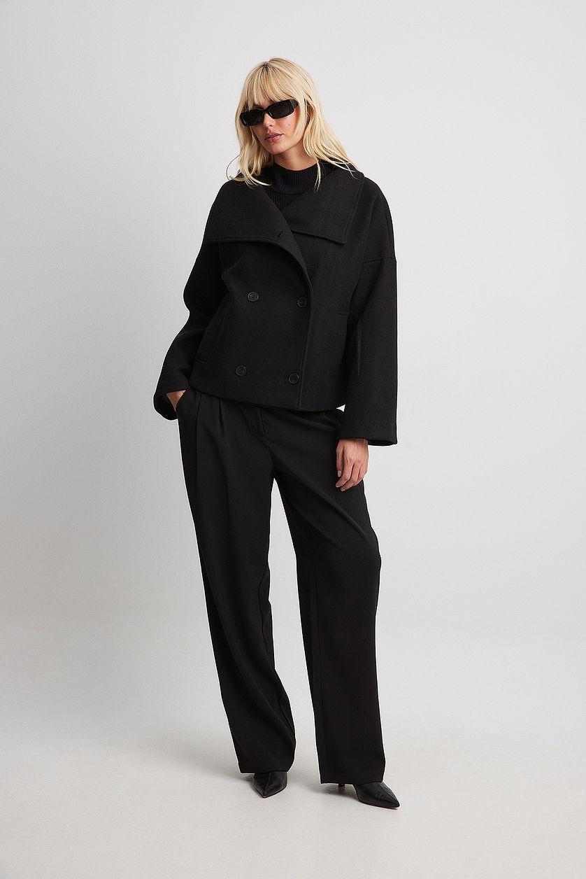 Double Breasted Short Coat Product Image