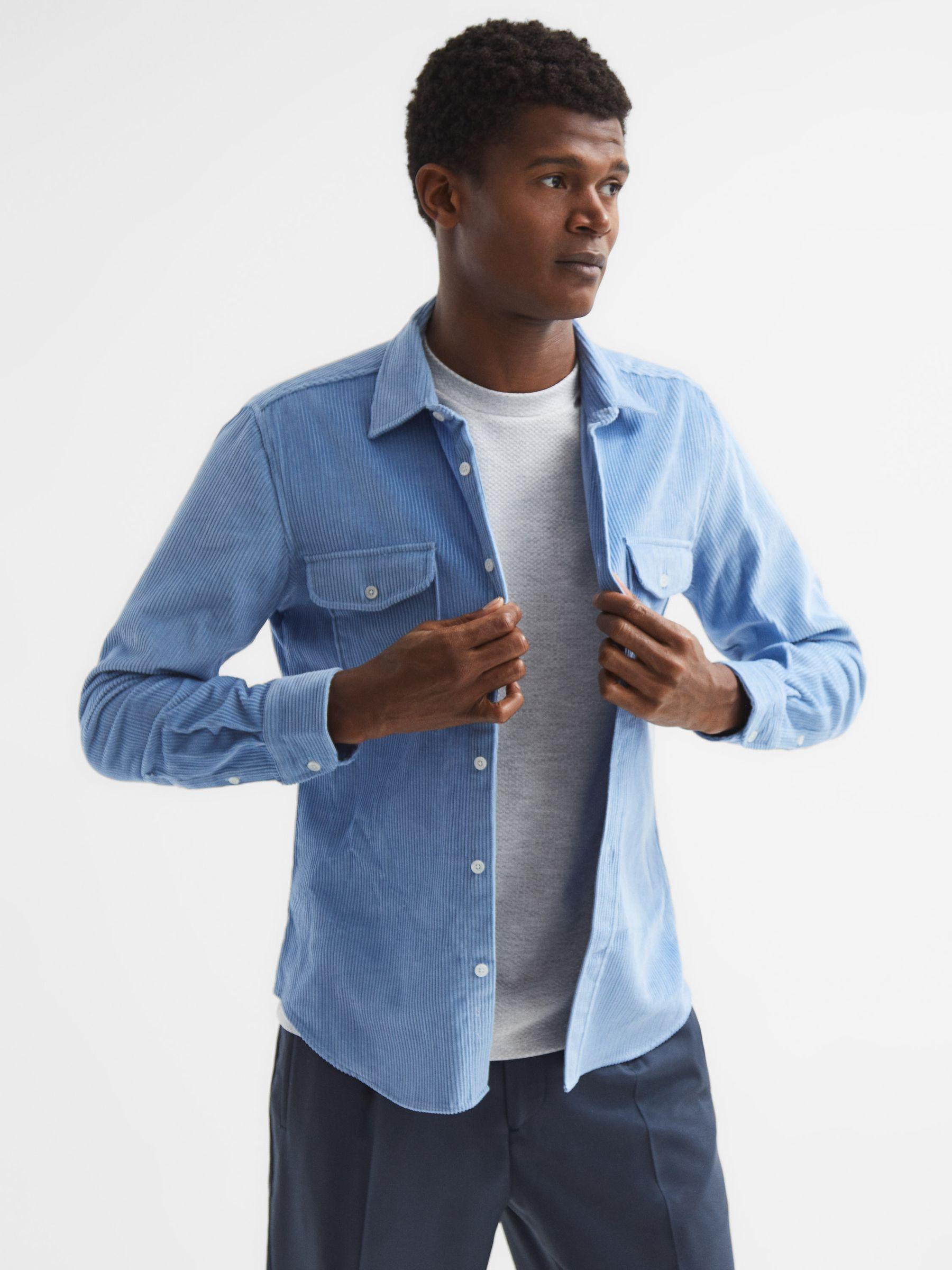 Slim Fit Honeycomb T-Shirt in Grey Melange Product Image