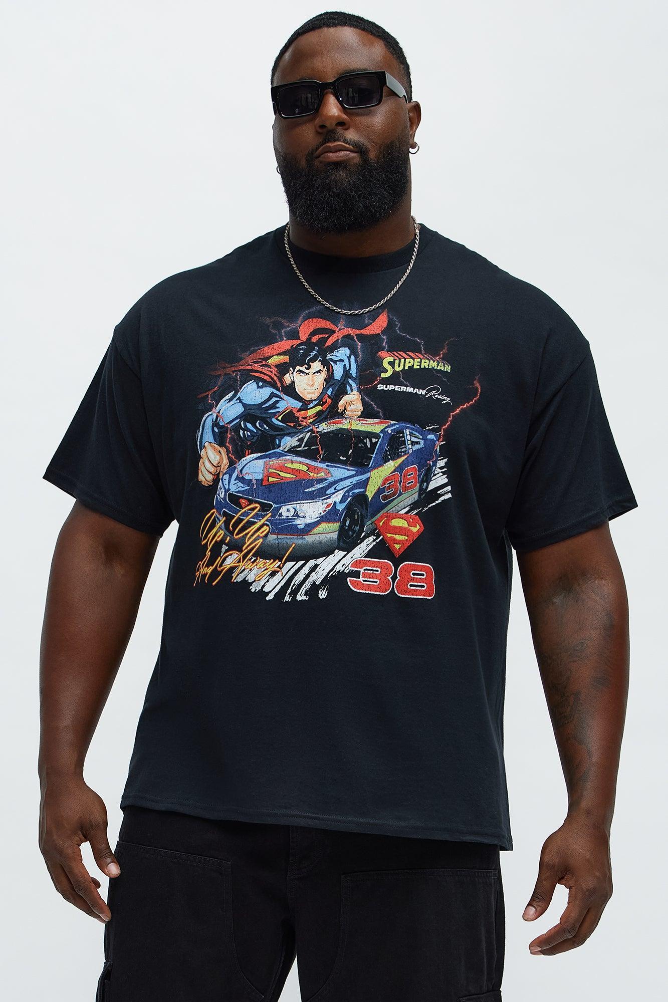 Superman Racing Team Short Sleeve Tee - Black Product Image