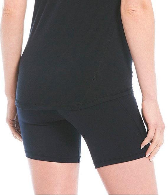 Antonio Melani Active Power 6#double; High Waisted Side Pocket Coordinating Bike Shorts Product Image