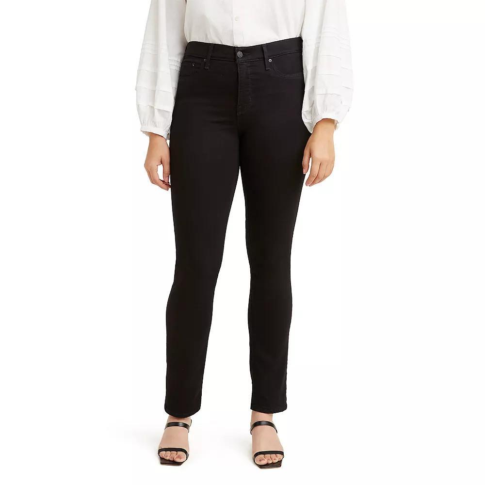 Levis 312 Shaping Slim Leg Midweight Stretch Denim Mid Rise Jeans Product Image