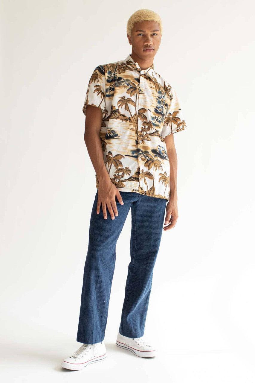 Beige Island Life Hawaiian Shirt Product Image