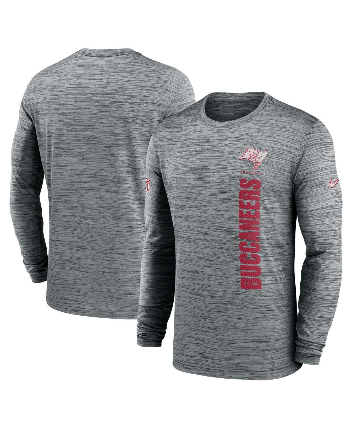 Tampa Bay Buccaneers Sideline Velocity Nike Men's Dri-FIT NFL Long-Sleeve T-Shirt Product Image