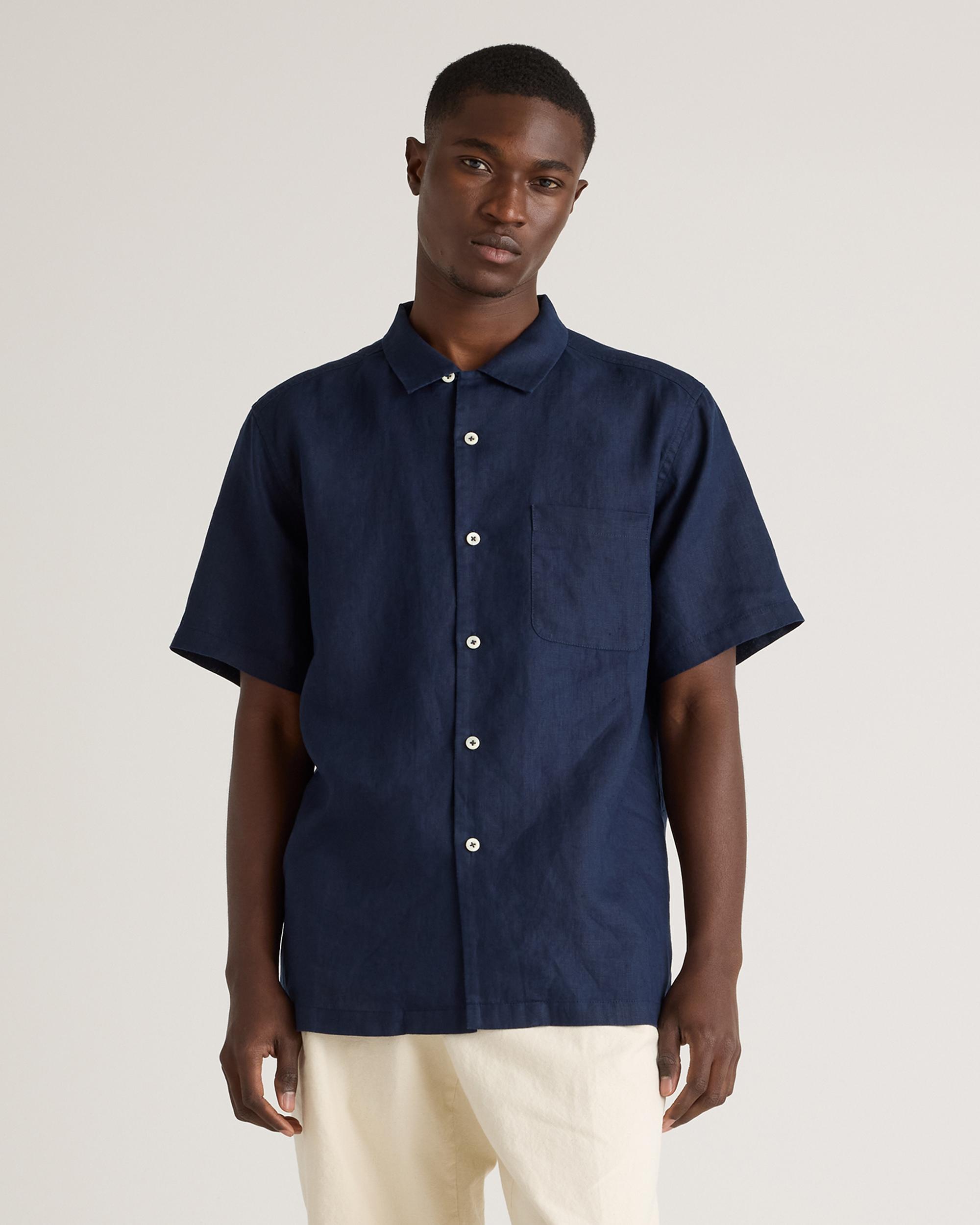 Quince | Men's 100% European Linen Camp Shirt Product Image