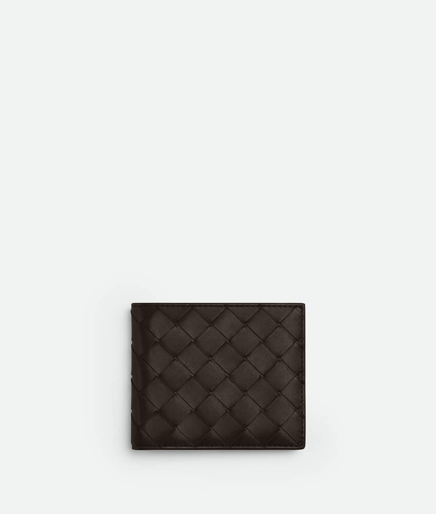 Men's Intrecciato Bi-Fold Wallet in Black Product Image