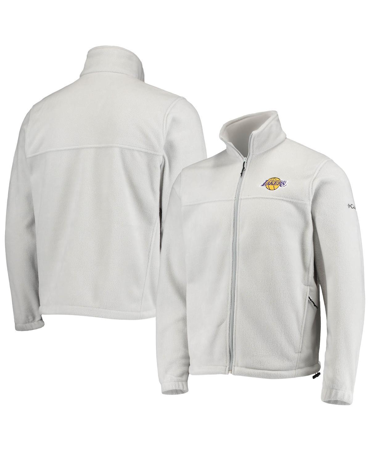 Mens Columbia Los Angeles Lakers Gray Flanker Full-Zip Jacket Product Image