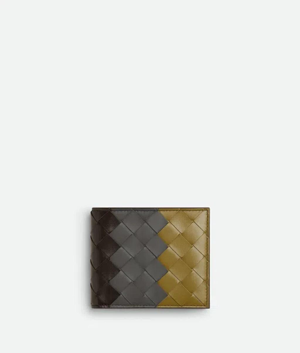 BOTTEGA VENETA Intrecciato Bi-fold Wallet In Fondant/lapilli/limonite Product Image