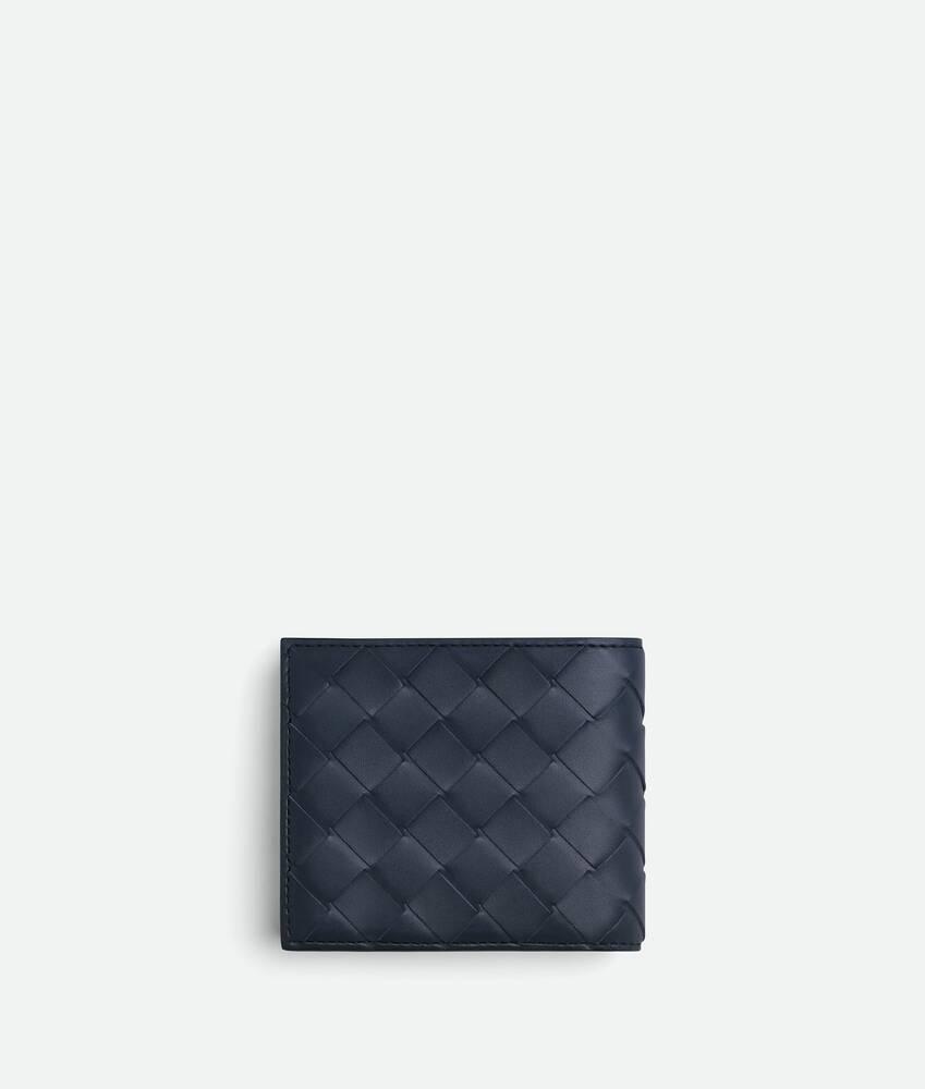 Men's Intrecciato Bi-Fold Wallet With Coin Purse in Space Product Image