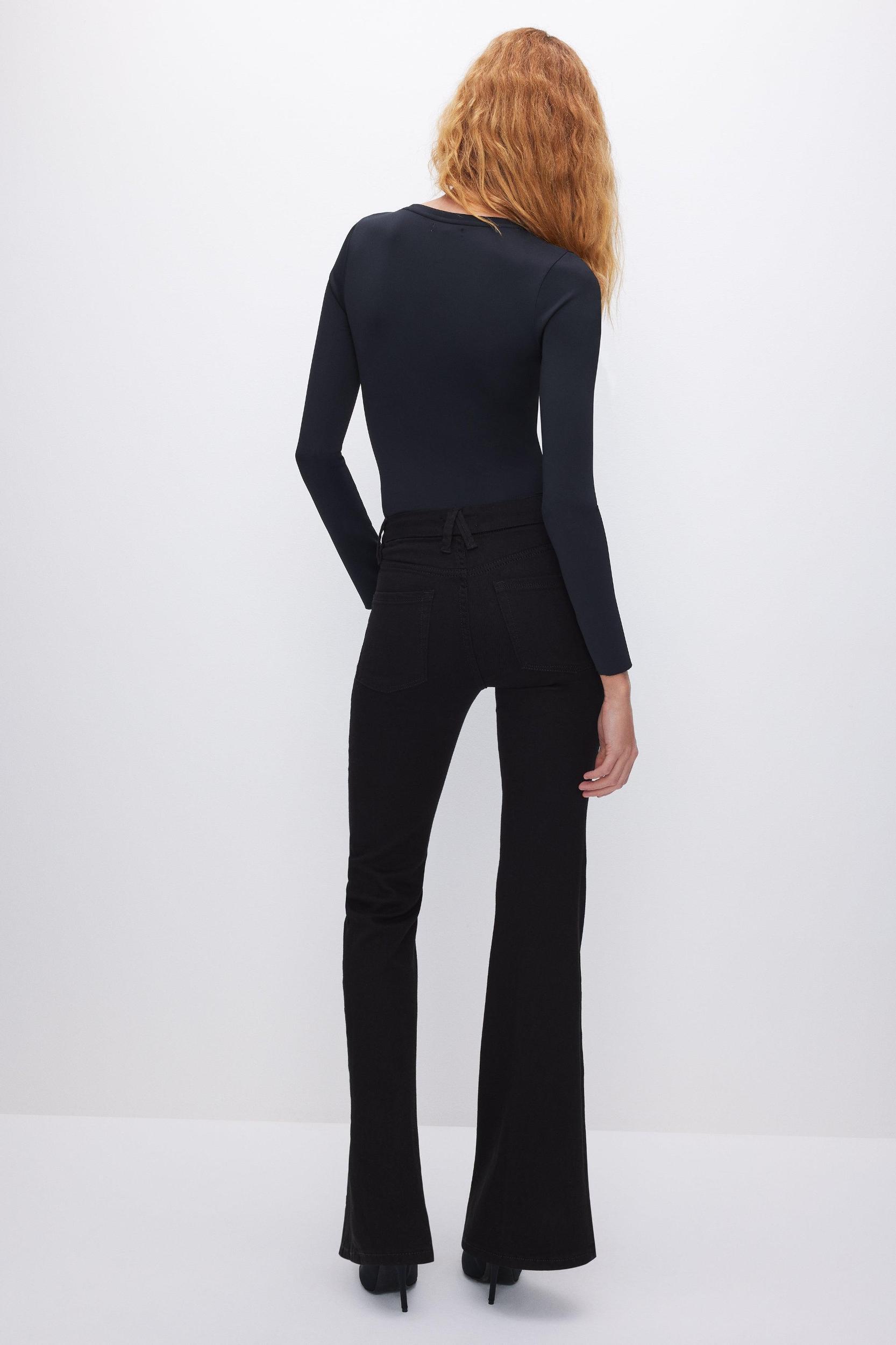 GOOD LEGS FLARE NEVER FADE JEANS LONG | BLACK001 Product Image