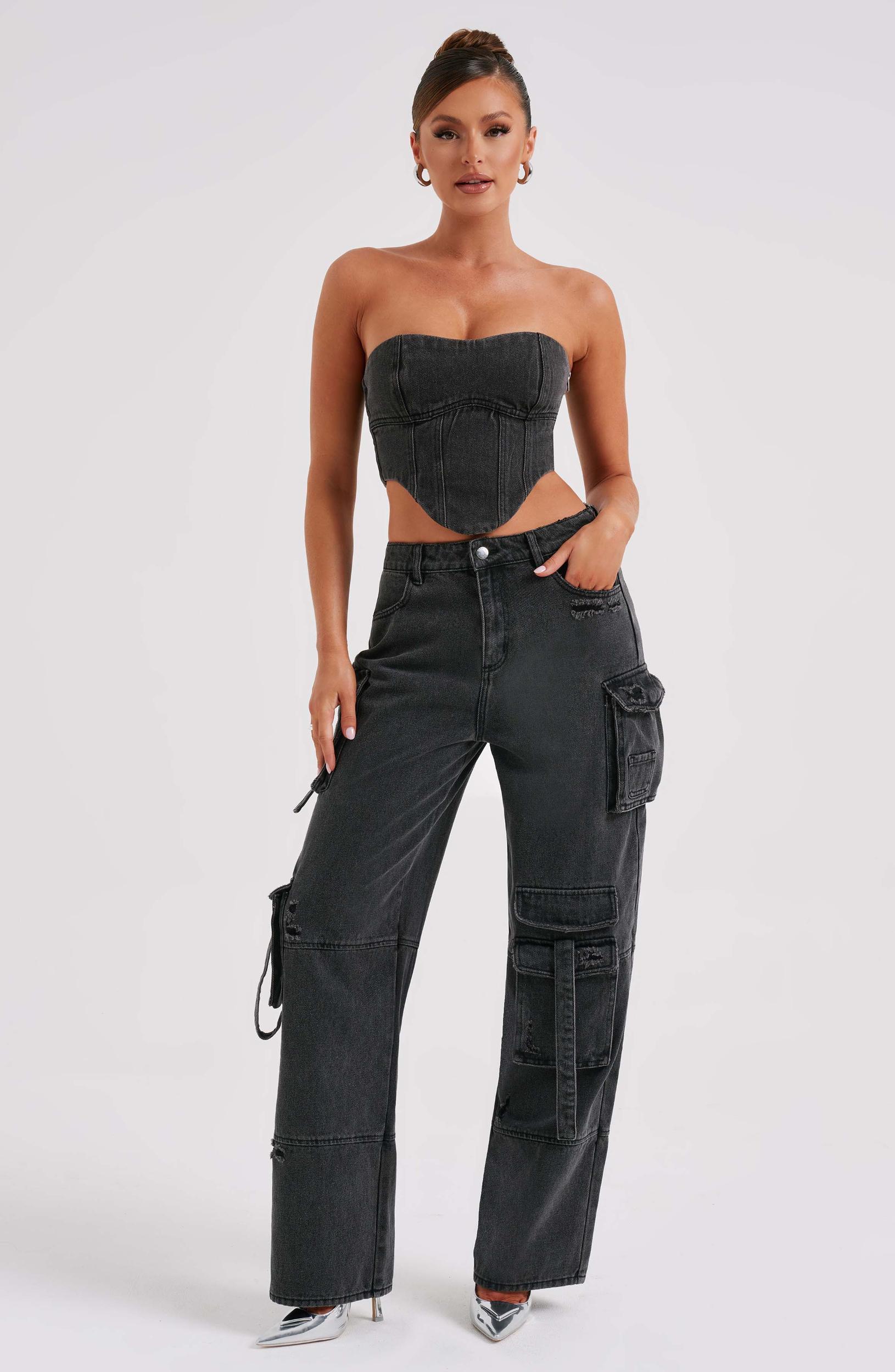 Brooklyn Cargo Pant - Black Product Image