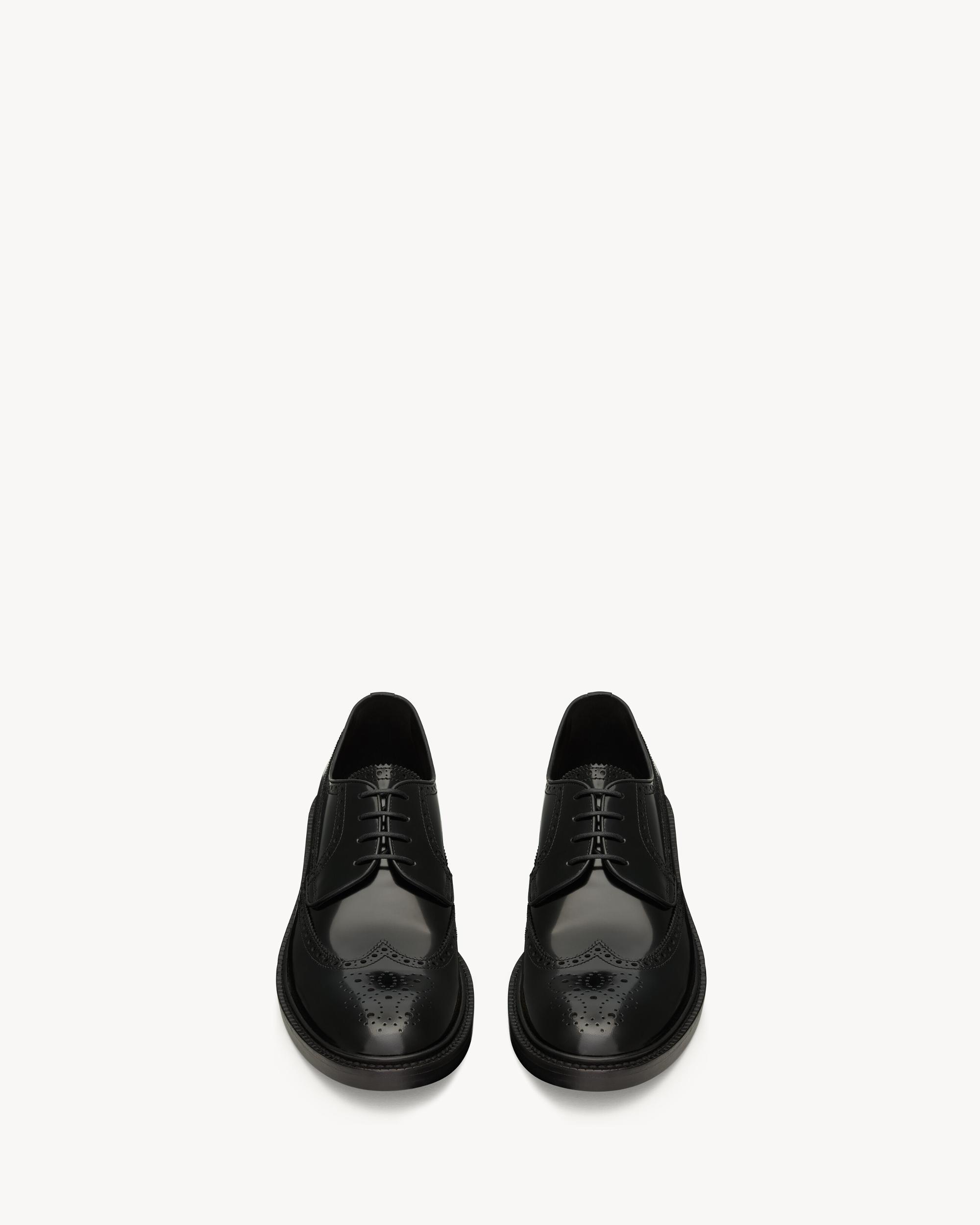 ANTOINE derbies in glazed leather Product Image