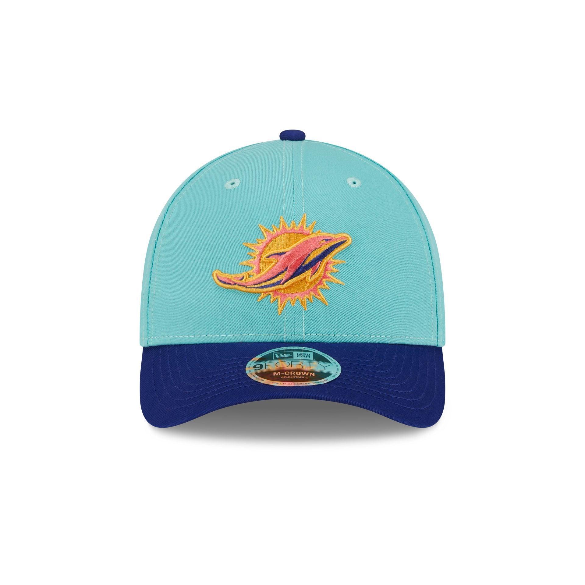 Miami Dolphins Clear Mint 9FORTY M-Crown Adjustable Hat Male Product Image