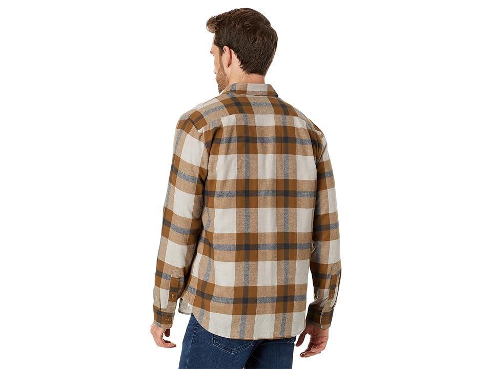 Vince Yorkshire Plaid Long Sleeve (Slate /Nightshade) Men's Clothing Product Image