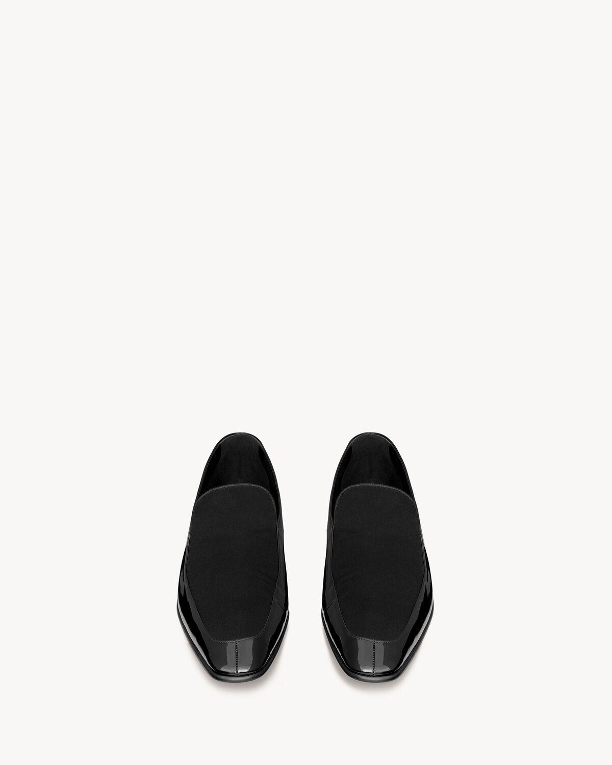 GABRIEL loafers in patent leather and silk satin | Saint Laurent | YSL.com Product Image