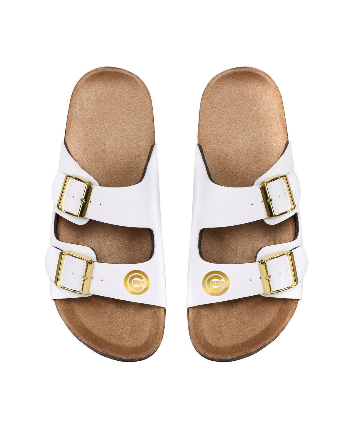 Women's FOCO New York Islanders Double-Buckle Sandals, Size: 11-12, Isl White Product Image