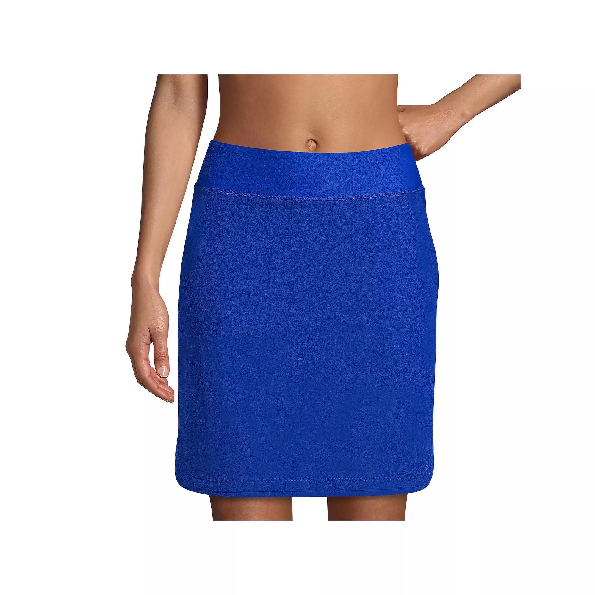 Womens Lands End Quick Dry Active Swim Skort Product Image
