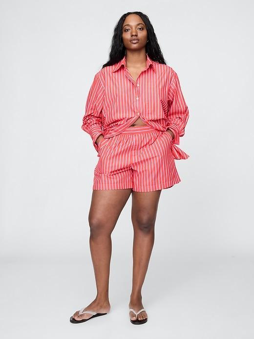 Organic Cotton Poplin Boxer Shorts Product Image