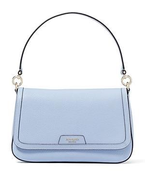 kate spade new york Hudson Pebbled Leather Flap Shoulder Bag Product Image
