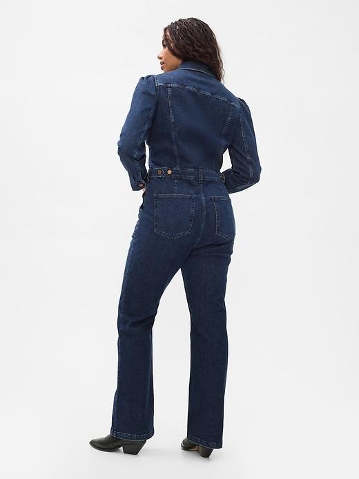 Western Denim Jumpsuit Product Image