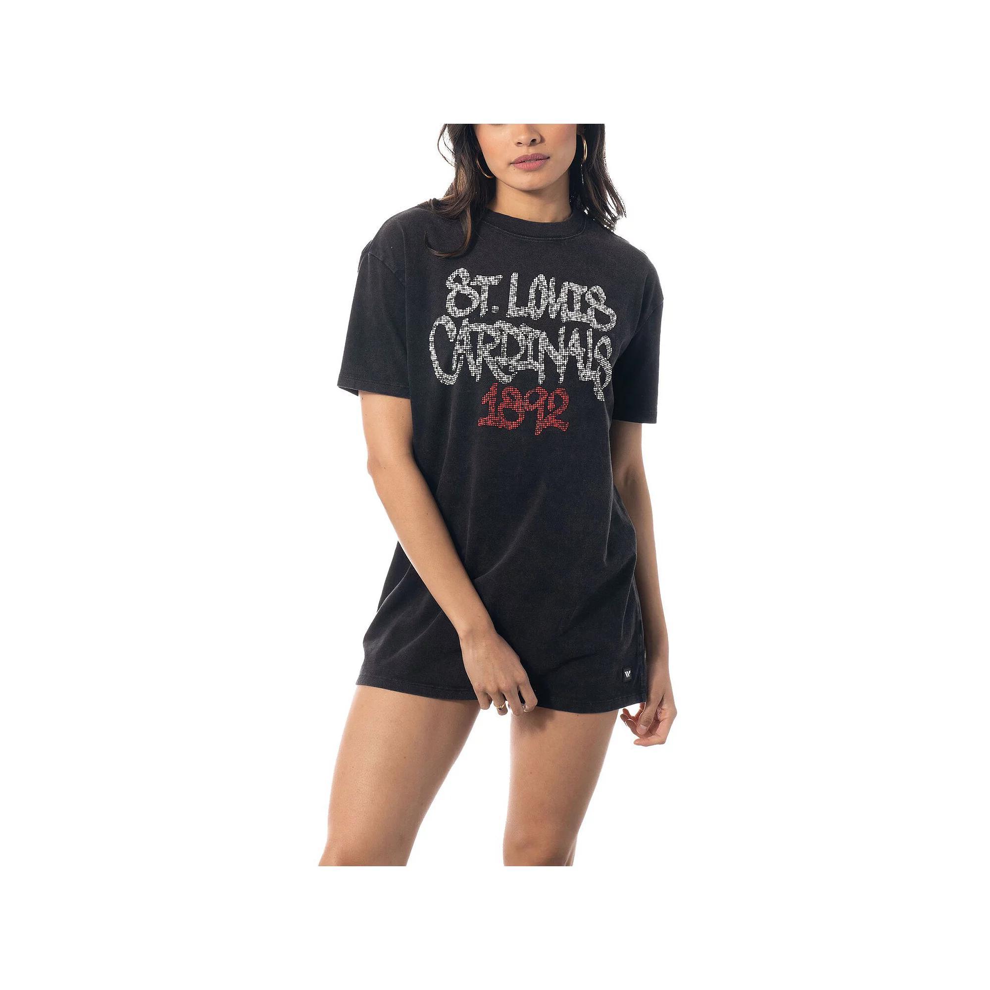 Womens The Wild Collective St. Louis Cardinals T-Shirt Dress Product Image
