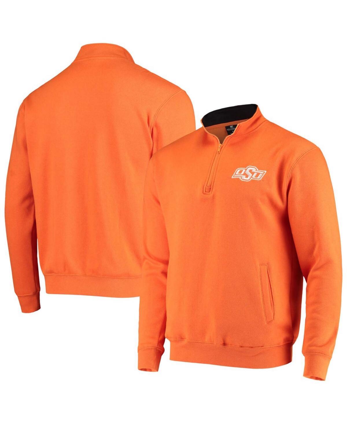 Men's Colosseum Orange Oklahoma State Cowboys Tortugas Logo Quarter-Zip Jacket, Size: 3XL Product Image