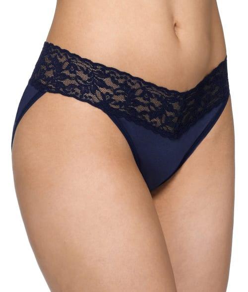 Signature Lace Organic Cotton V-Kini Panties Product Image