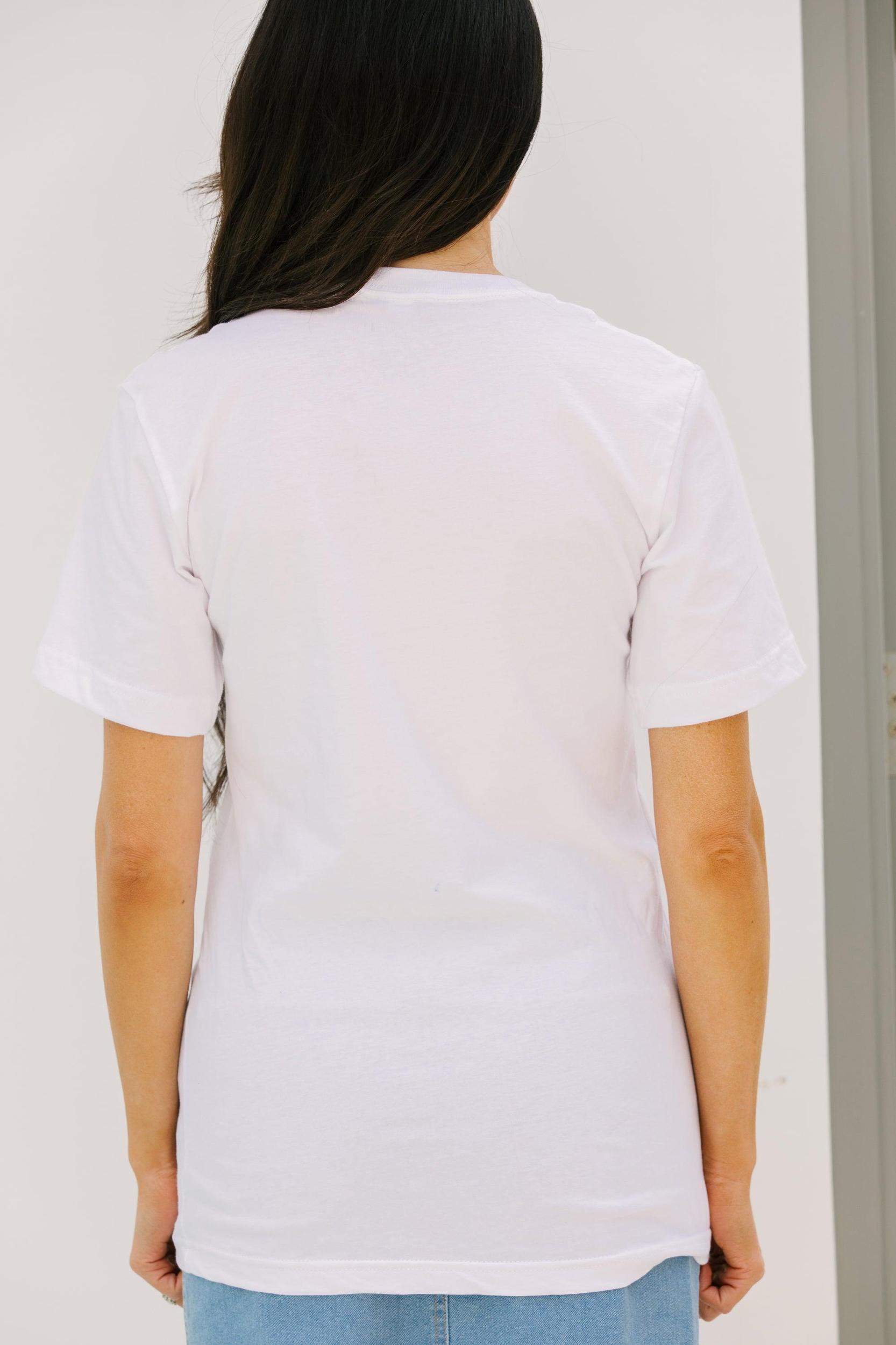 Made In America White Graphic Tee Female Product Image