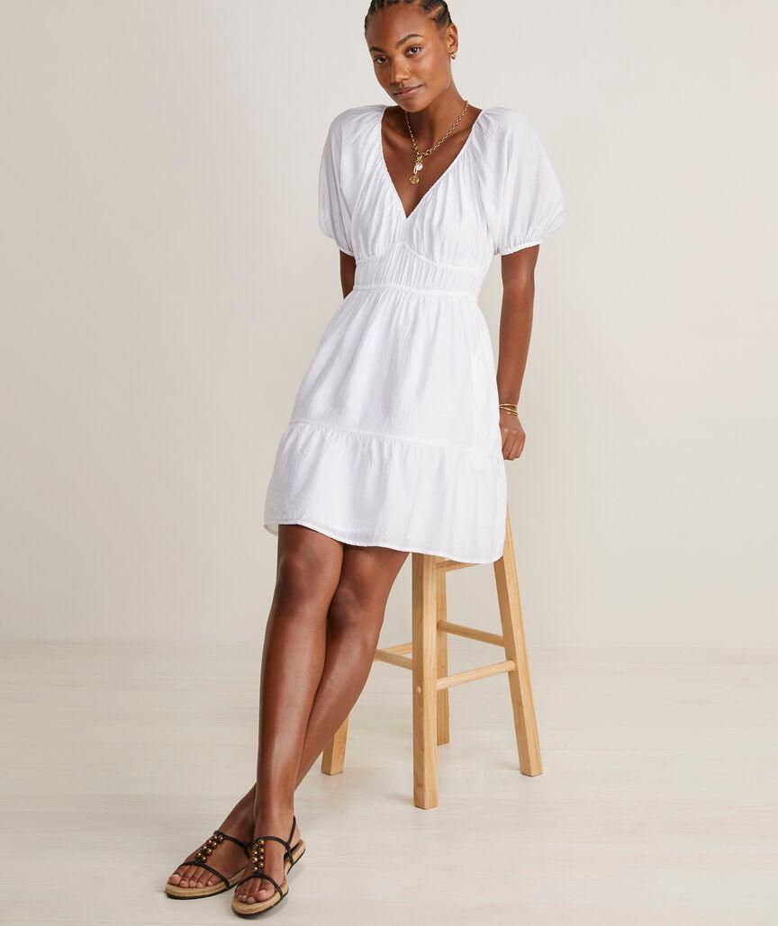 Marina Puff-Sleeve Mini Dress Product Image
