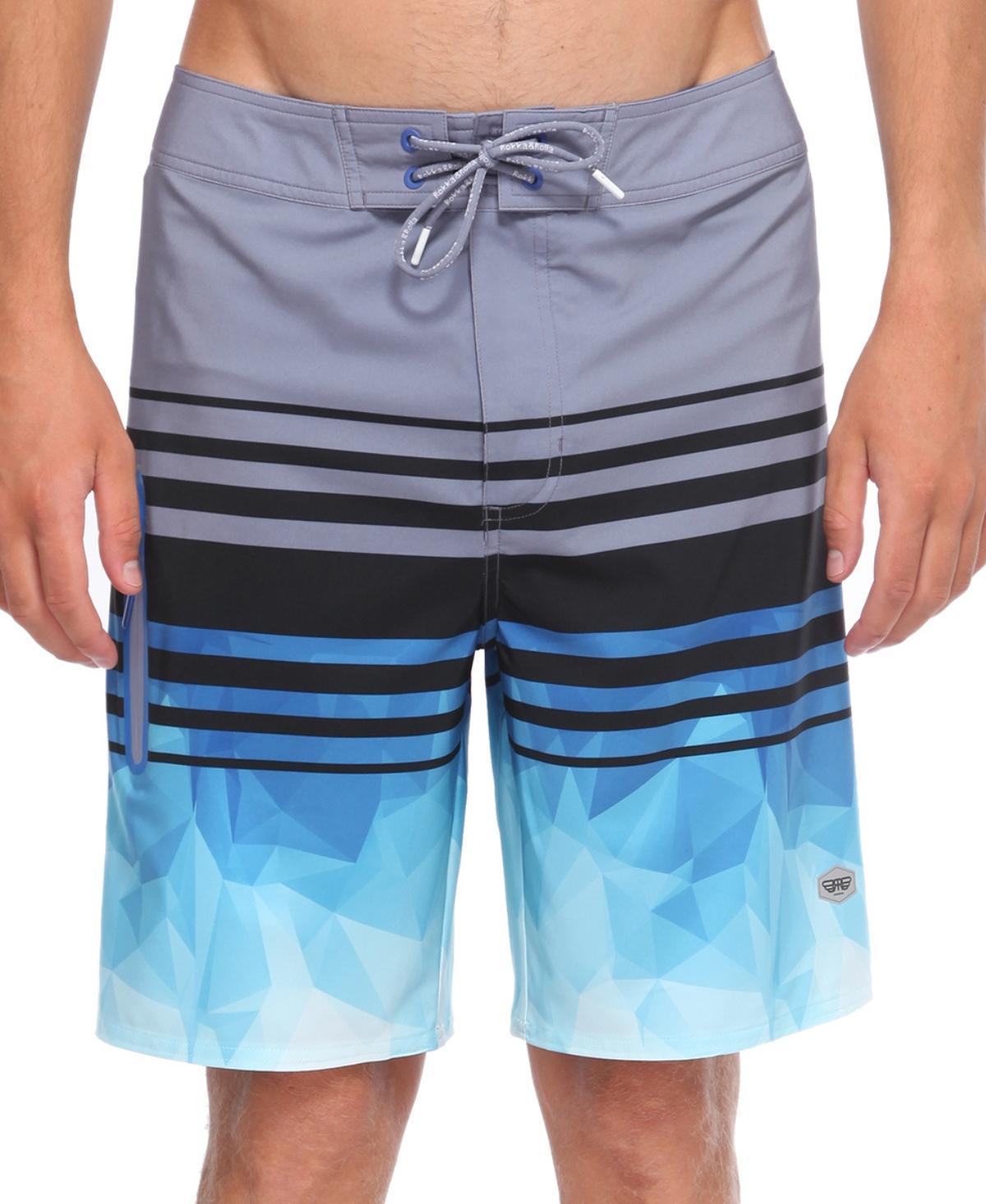 Men's Rokka&Rolla 9" Board Shorts, Size: 45, Blue Product Image