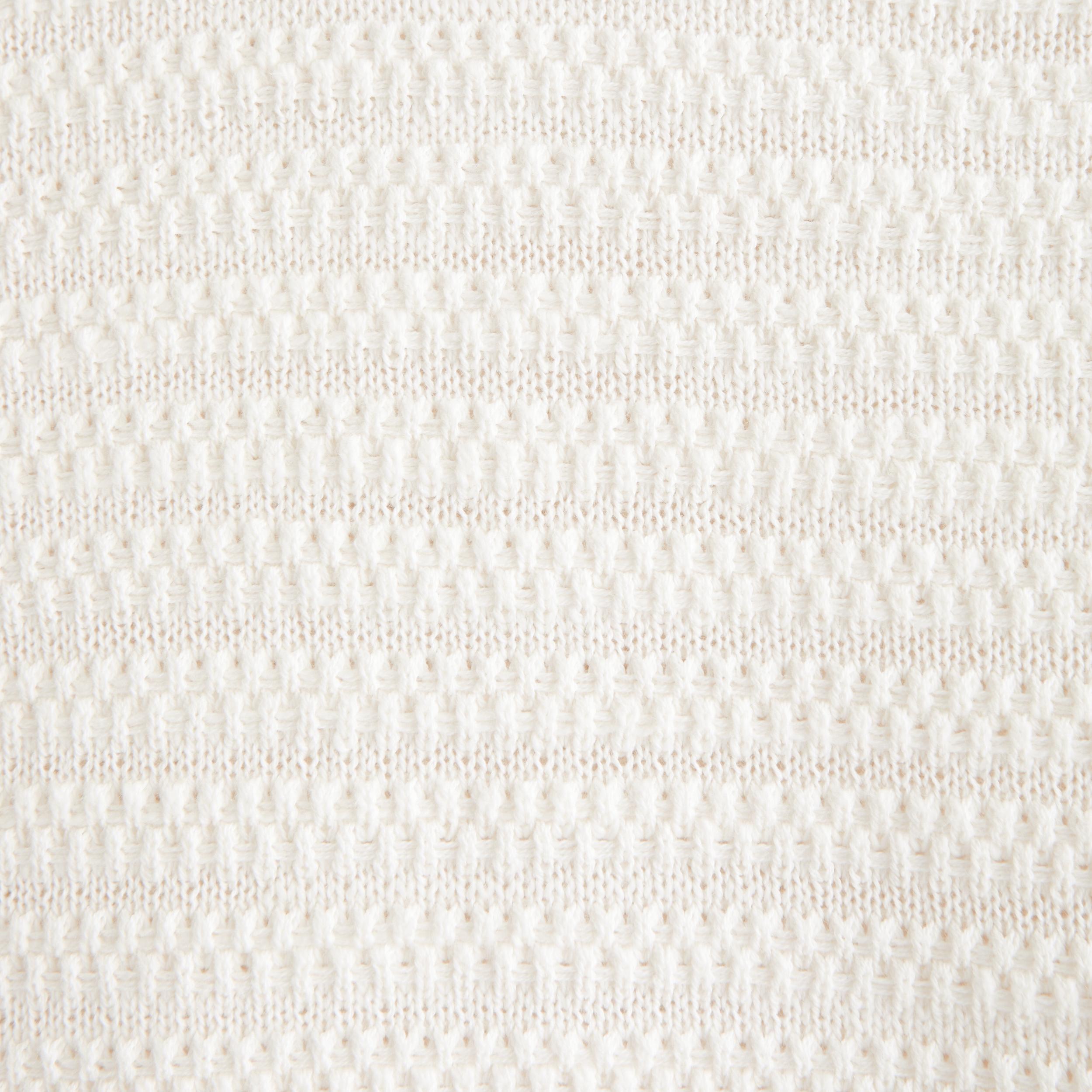 Textural Striped Johnny Collar Sweater Polo Product Image