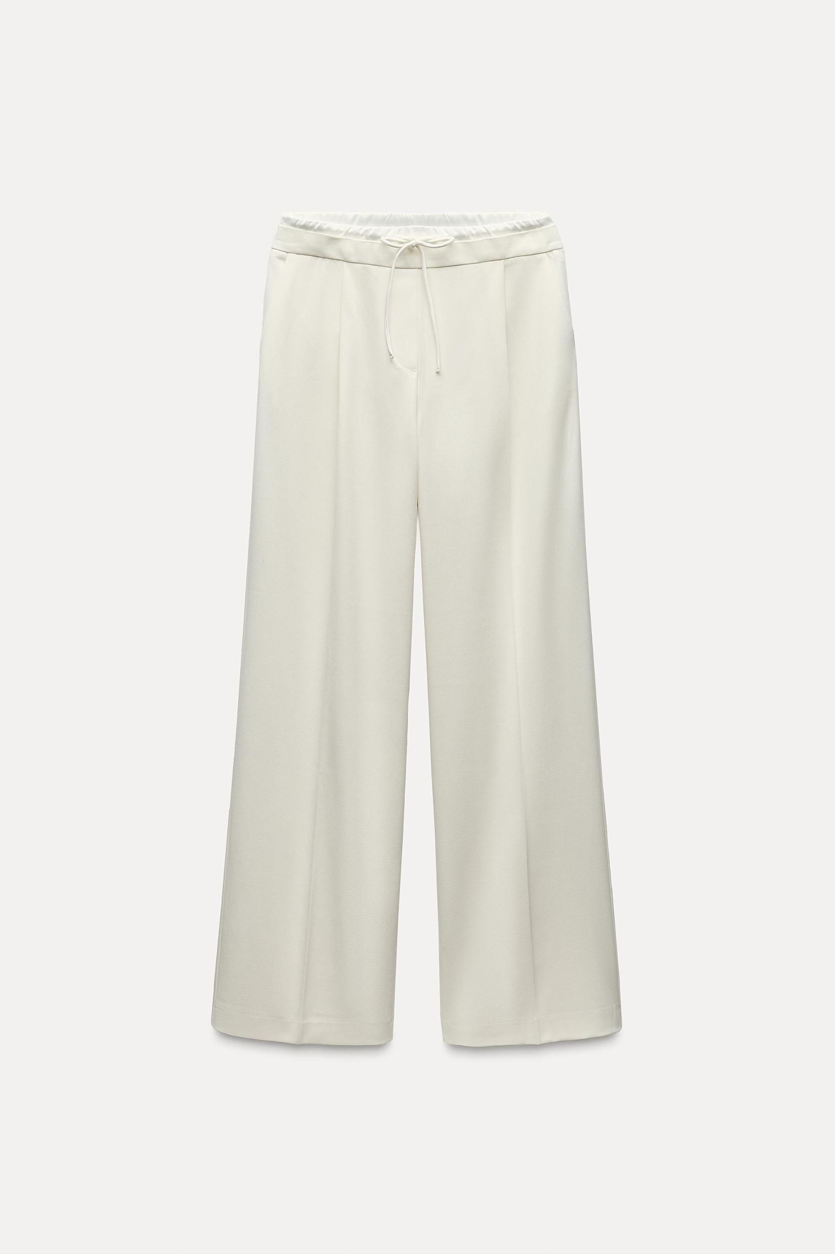 DOUBLE WAIST WIDE LEG PANTS Product Image