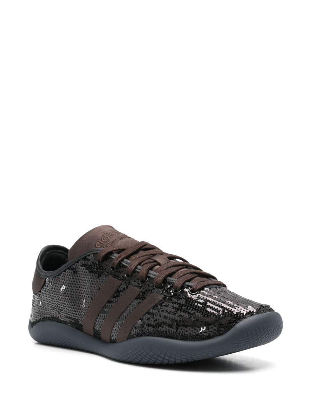 ADIDAS ORIGINALS Adidas X Wales Bonner X Wales Bonner Karintha Sequin Sneakers In Brown Product Image