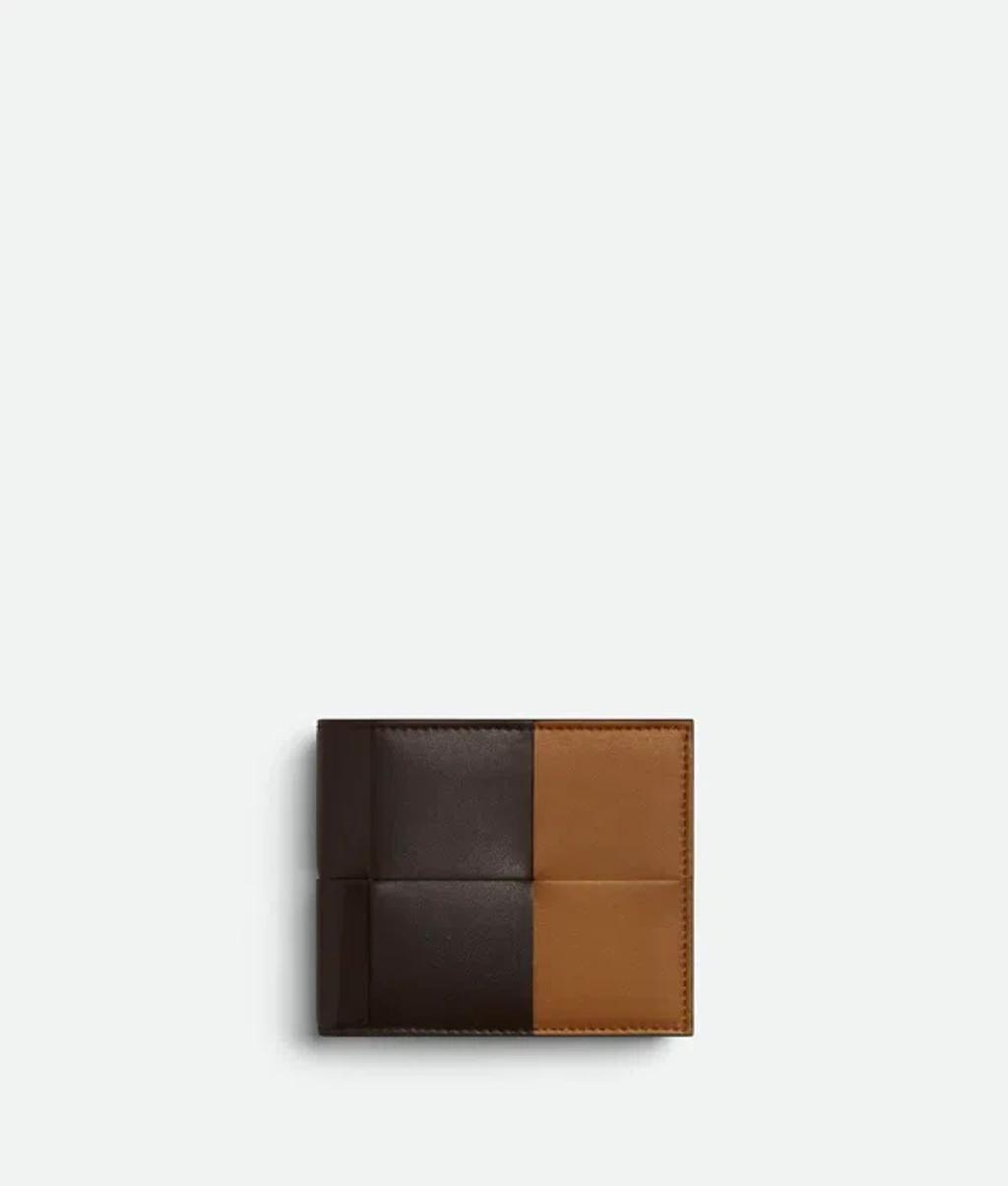 BOTTEGA VENETA Cassette Bi-fold Wallet In Fondant/wood Product Image