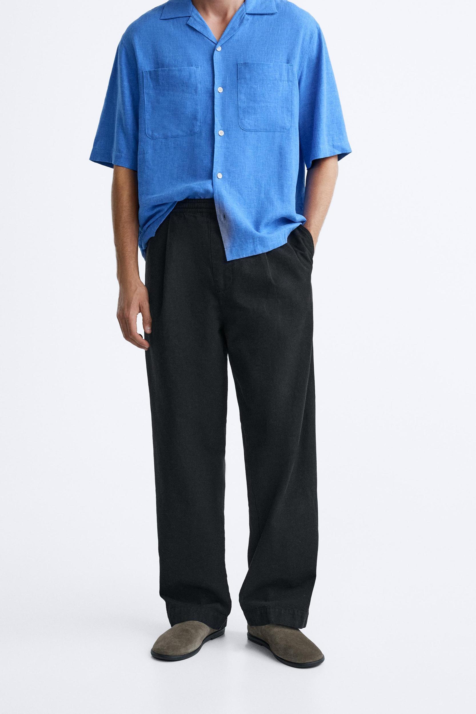 COTTON - LINEN PANTS Product Image