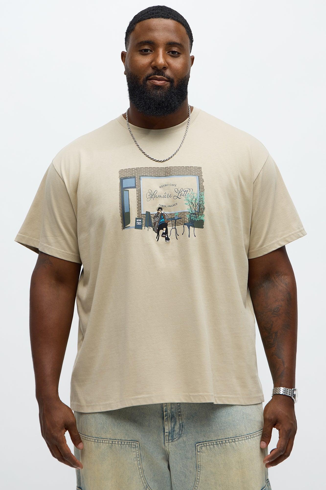 STWD Cafe Short Sleeve Tee - Sand Product Image