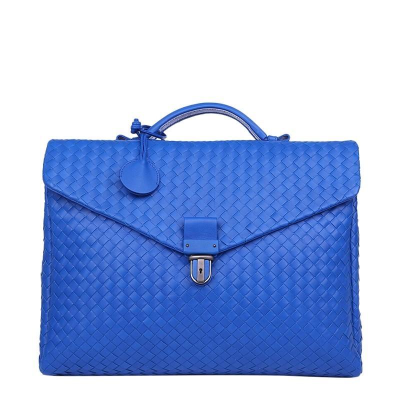 BOTTEGA VENETA Weaving Briefcase In Blue Product Image